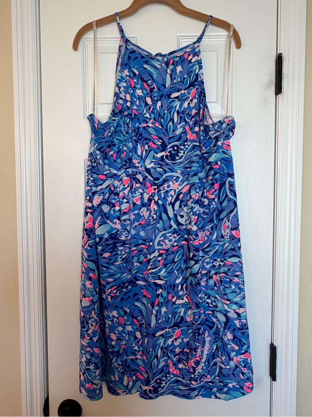 Lilly Pulitzer Margot Swing Dress in “Party Wave” size XL